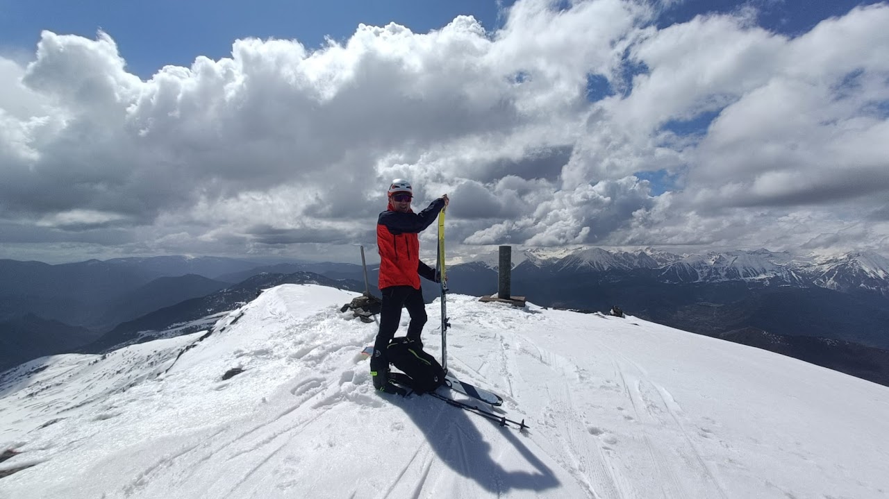 Up in the mountains